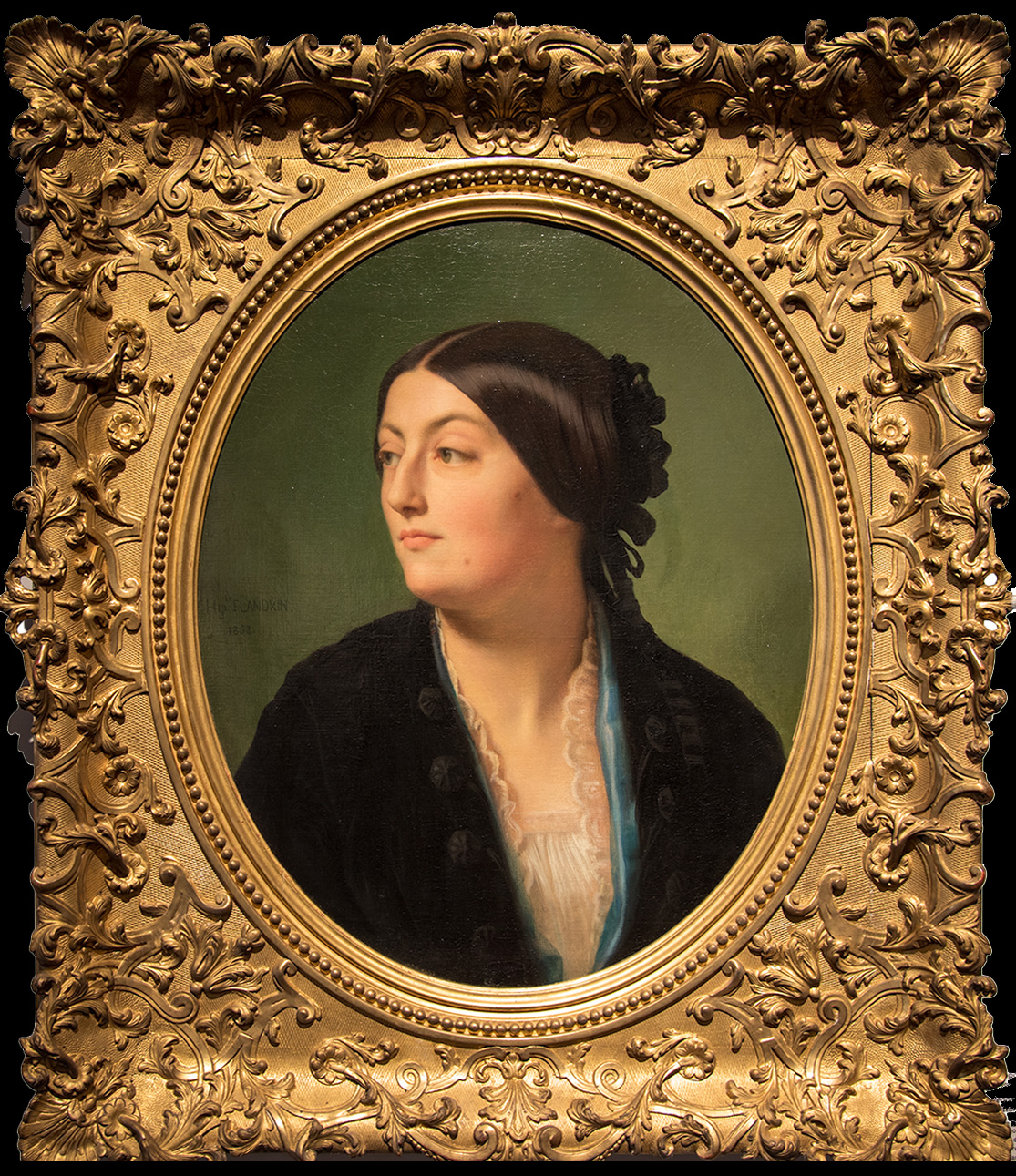 Armand CAMBON ( Montauban, 1819 - 1885) - Portrait de femme