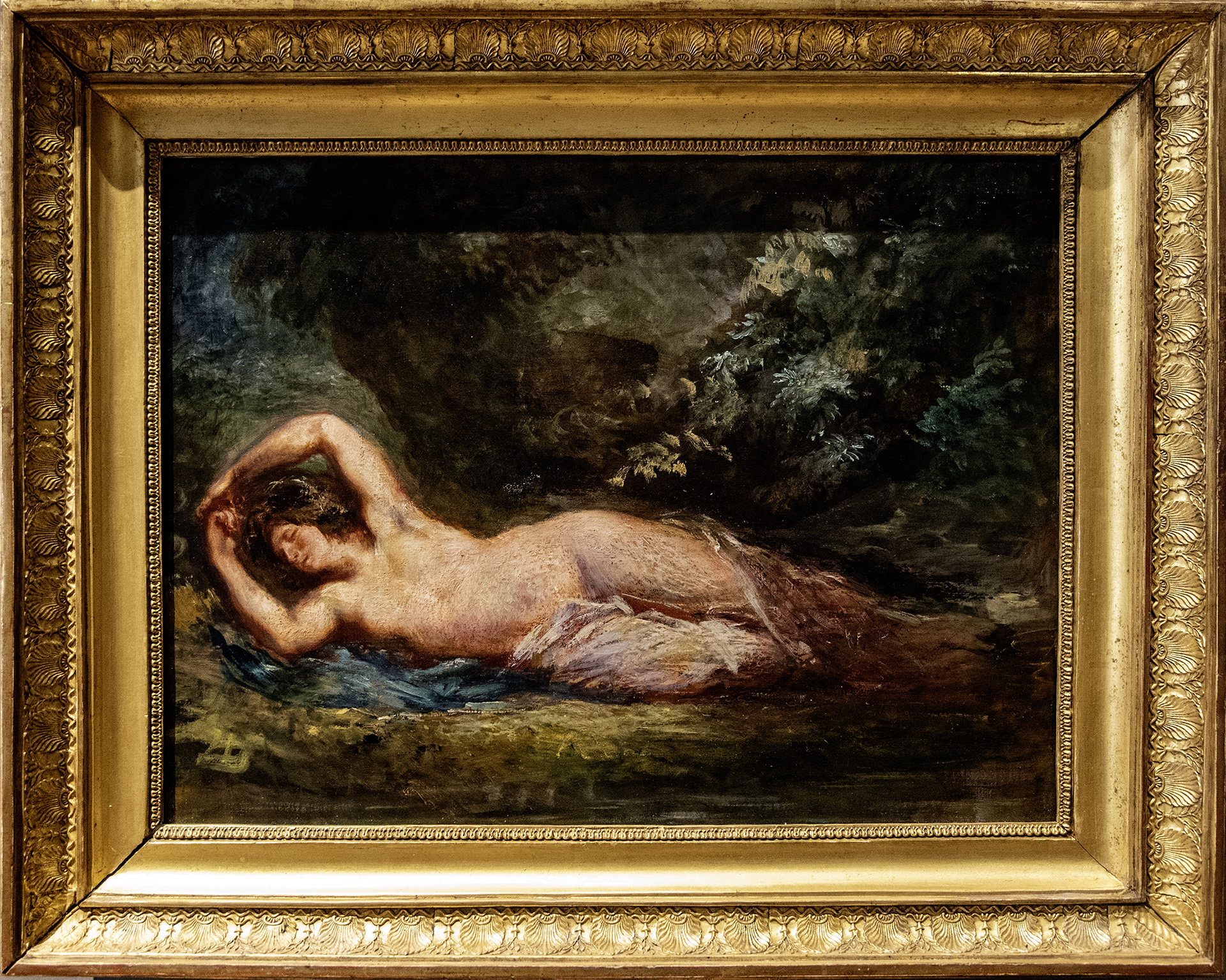 Eugene Delacroix - Bacchante endormie dans un paysage ou Nymphe endormie - 1847? - Montauban, Musée Ingres Bourdelle