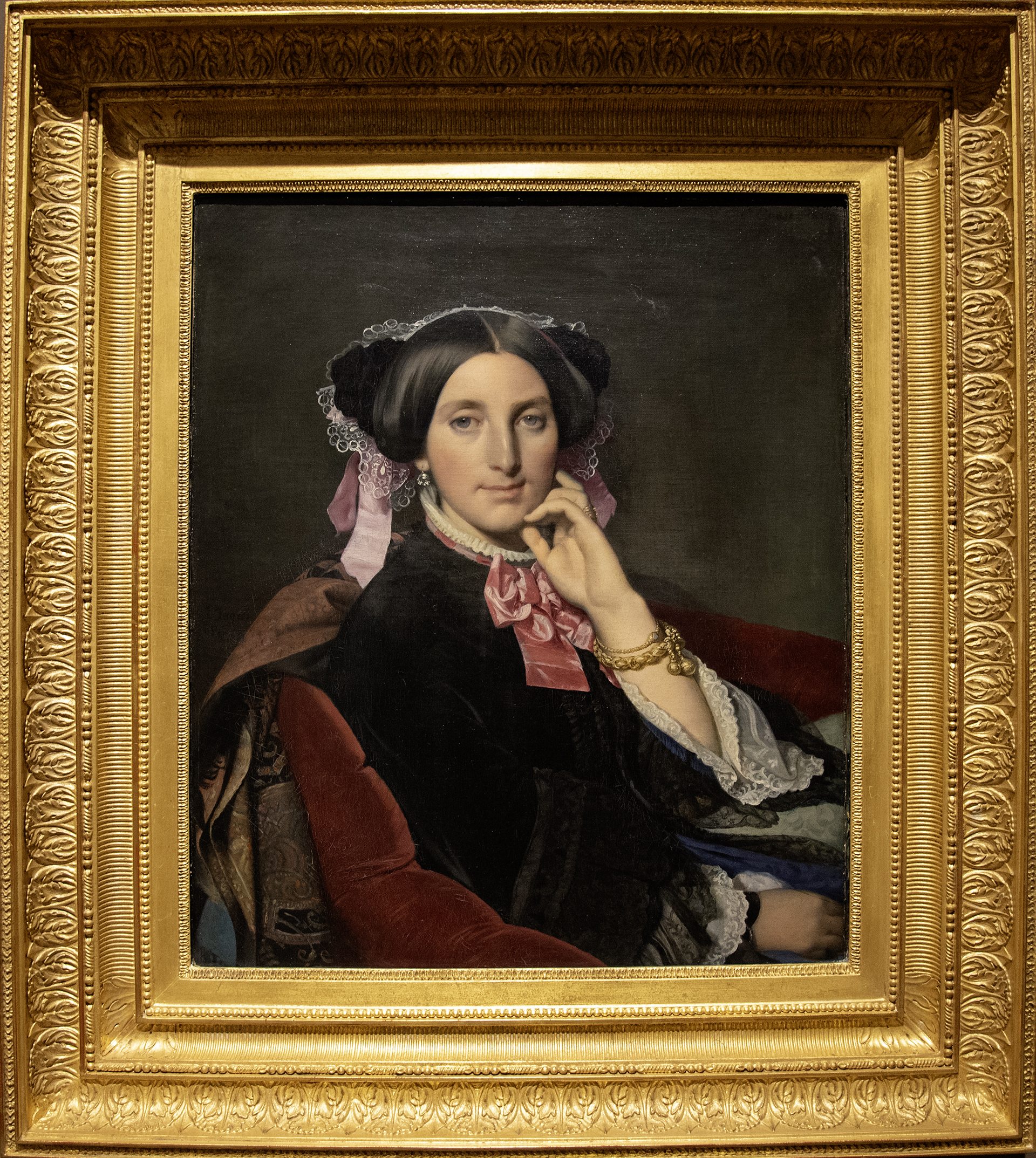 Portrait de Caroline Gonse 1845 - 1852 - Le portrait de Caroline Gonse fut présenté à l'exposition universaille de Paris en 1855.
