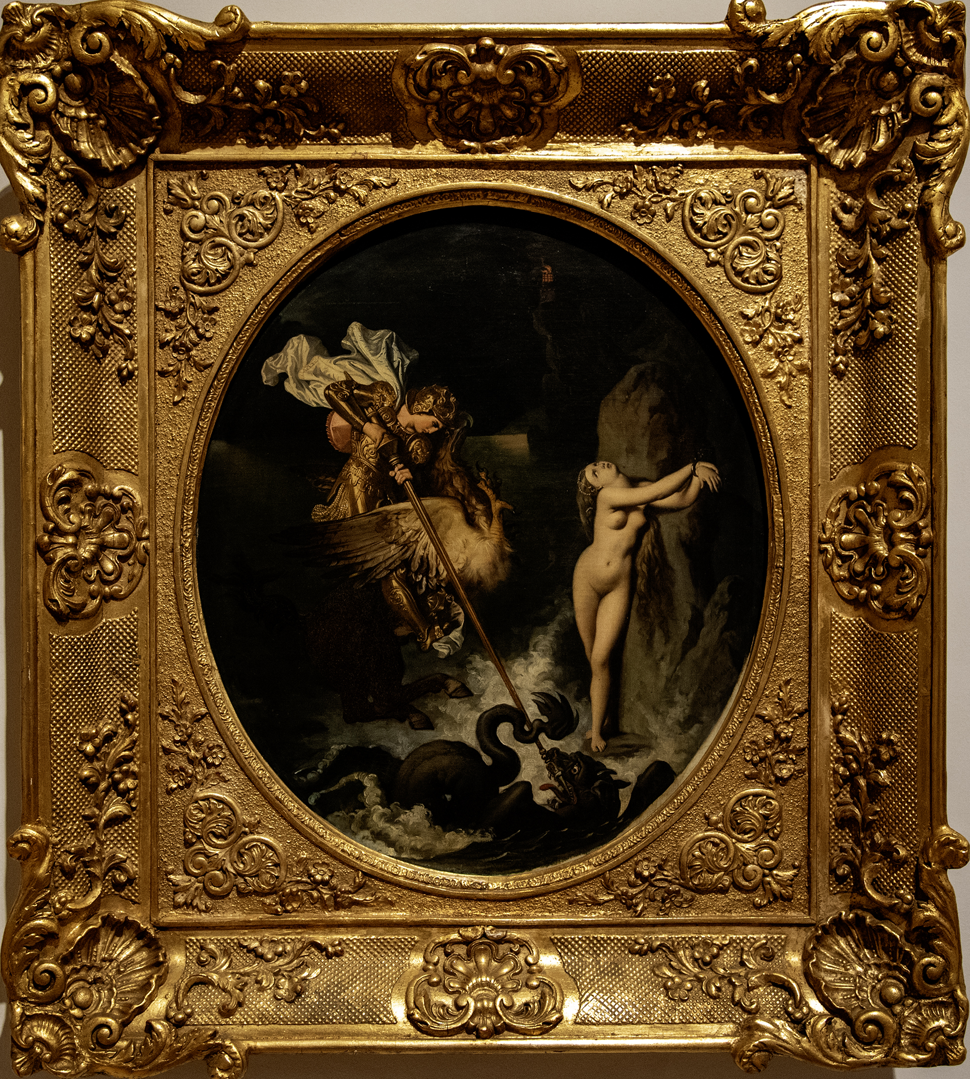 Jean-Auguste-Dominique INGRES Roger délivrant Angélique, 1841 - Montauban, musée Ingres Bourdelle