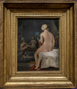 Ce tableau reprend, l'un des plus beaux nus d'Ingres.