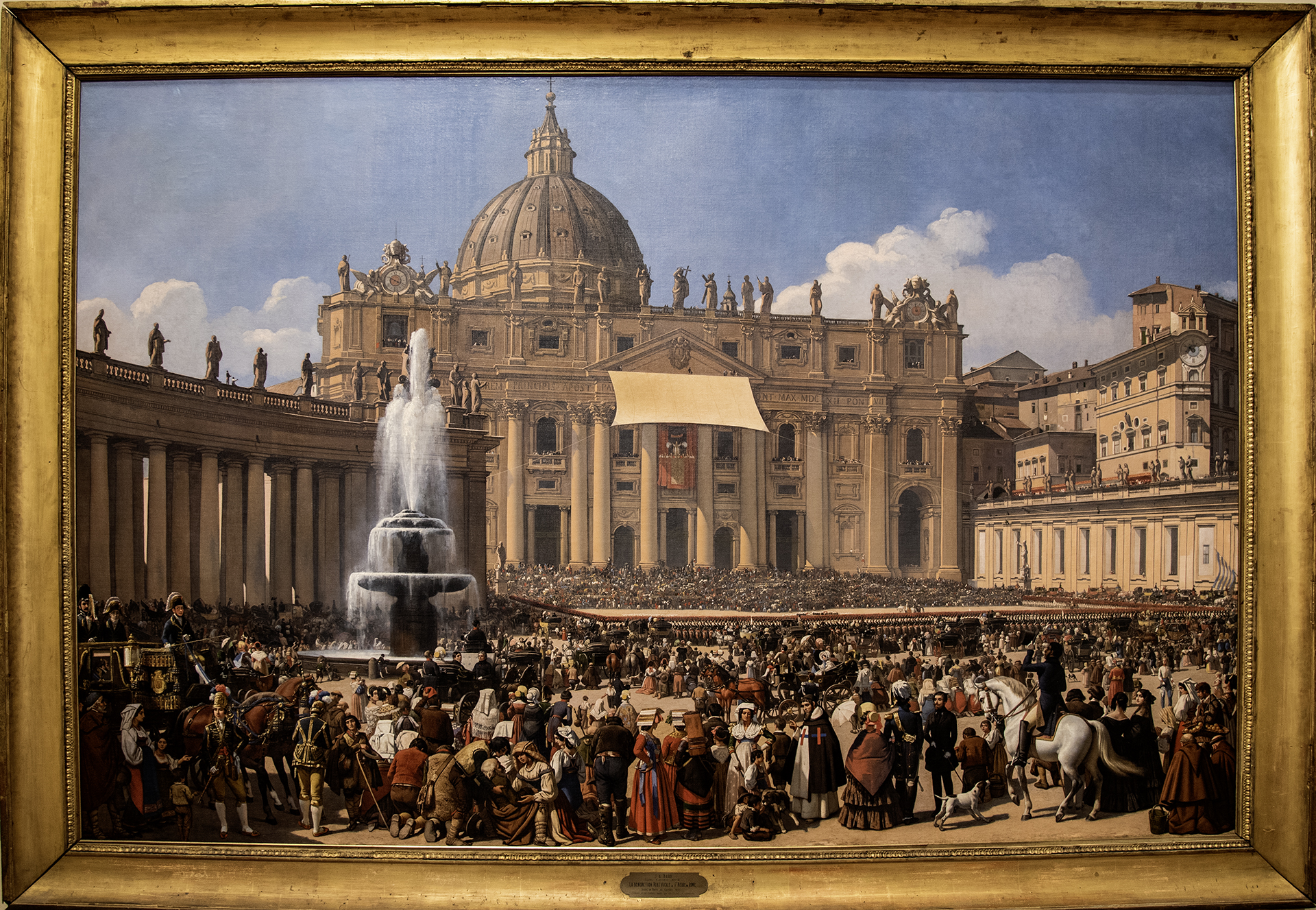 J A BARD - La Benédiction Pontificale à Saint Pierre de Rome - La Benédiction Pontificale à Saint Pierre de Rome