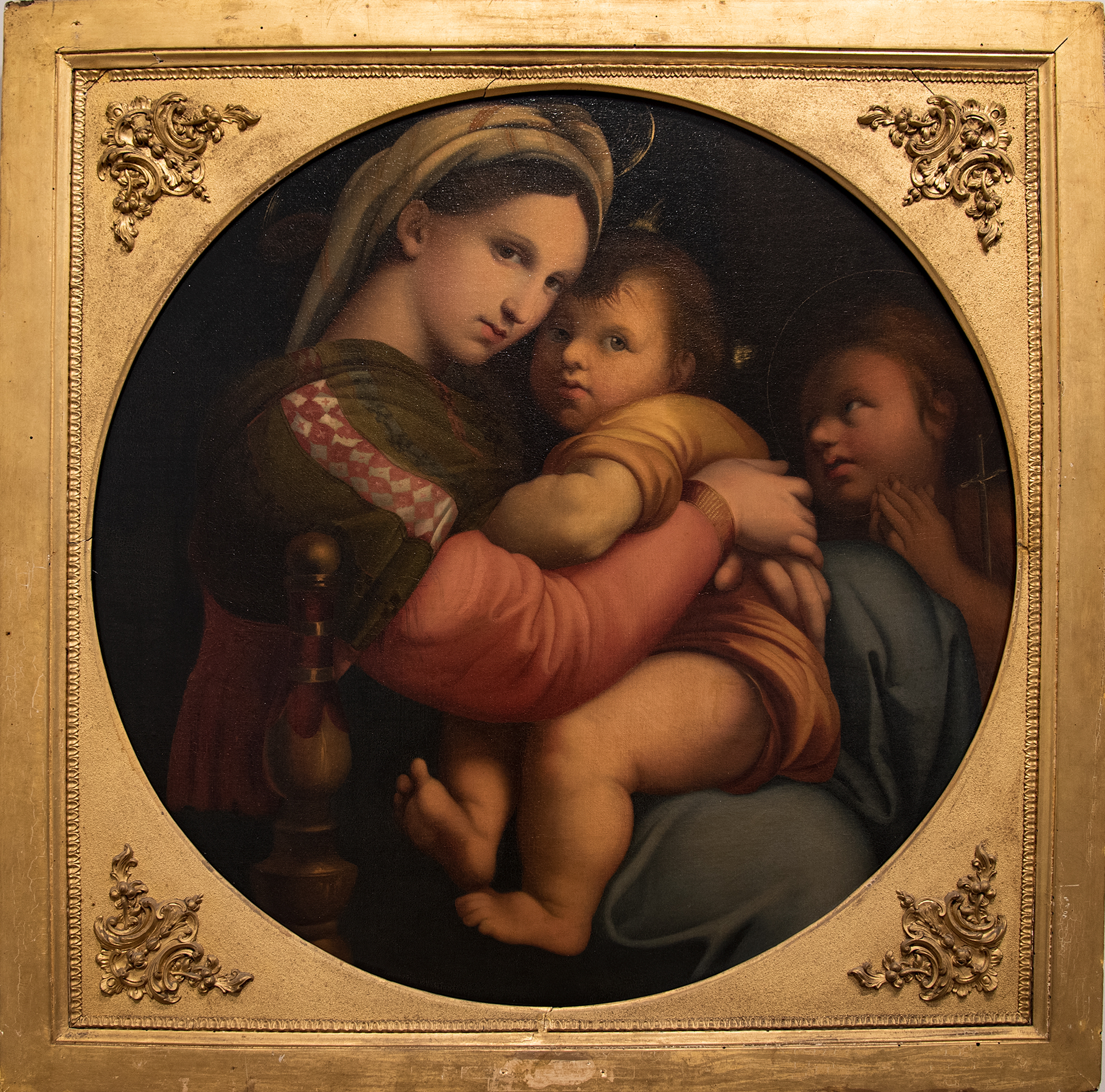 Paul BALZE (Rome, 1815 - Paris, 1884) - La Vierge à la chaise, d'après Raphael, avant 1867