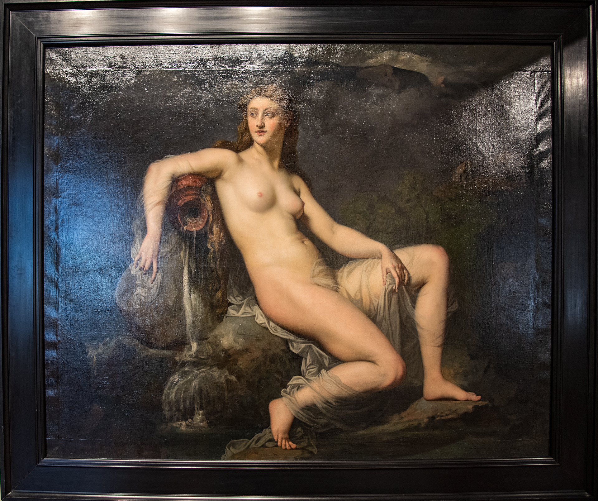 Henri LEHMANN (Kiel, 1814- Paris, 1882) - L'Eau ou la Source, vers 1870 - L'Eau ou la Source, vers 1870