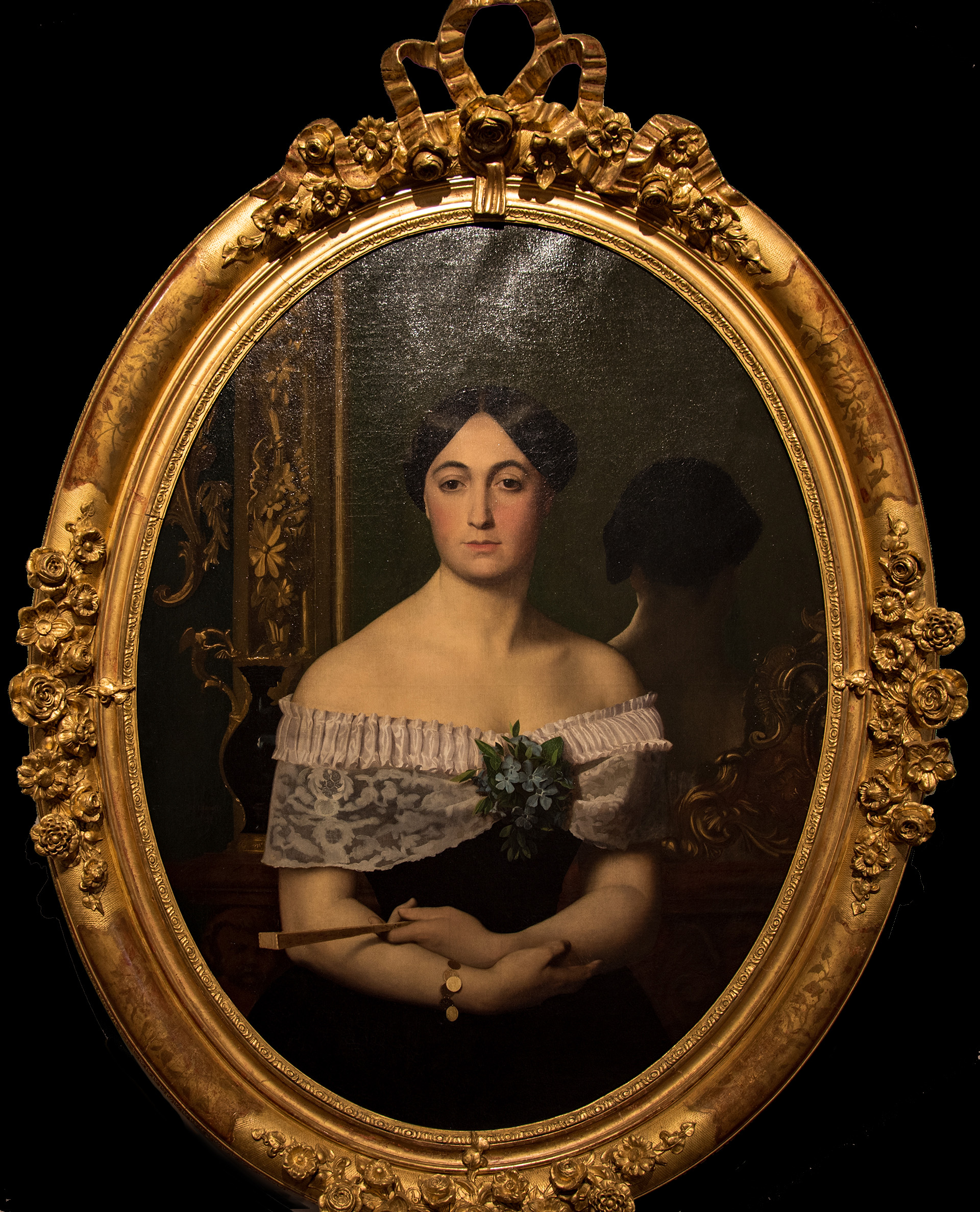 Jean-Léon GEROME (Vesoul, 1824 - Paris, 1904) - Portrait de femme, 1849