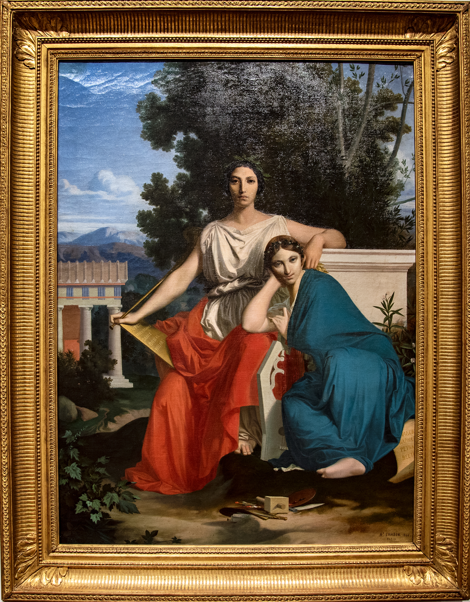 Armand CAMBON ( Montauban, 1819 - 1885) - Poésie de gloire et poésie d'amour dit aussi les Deux Muses, 1844