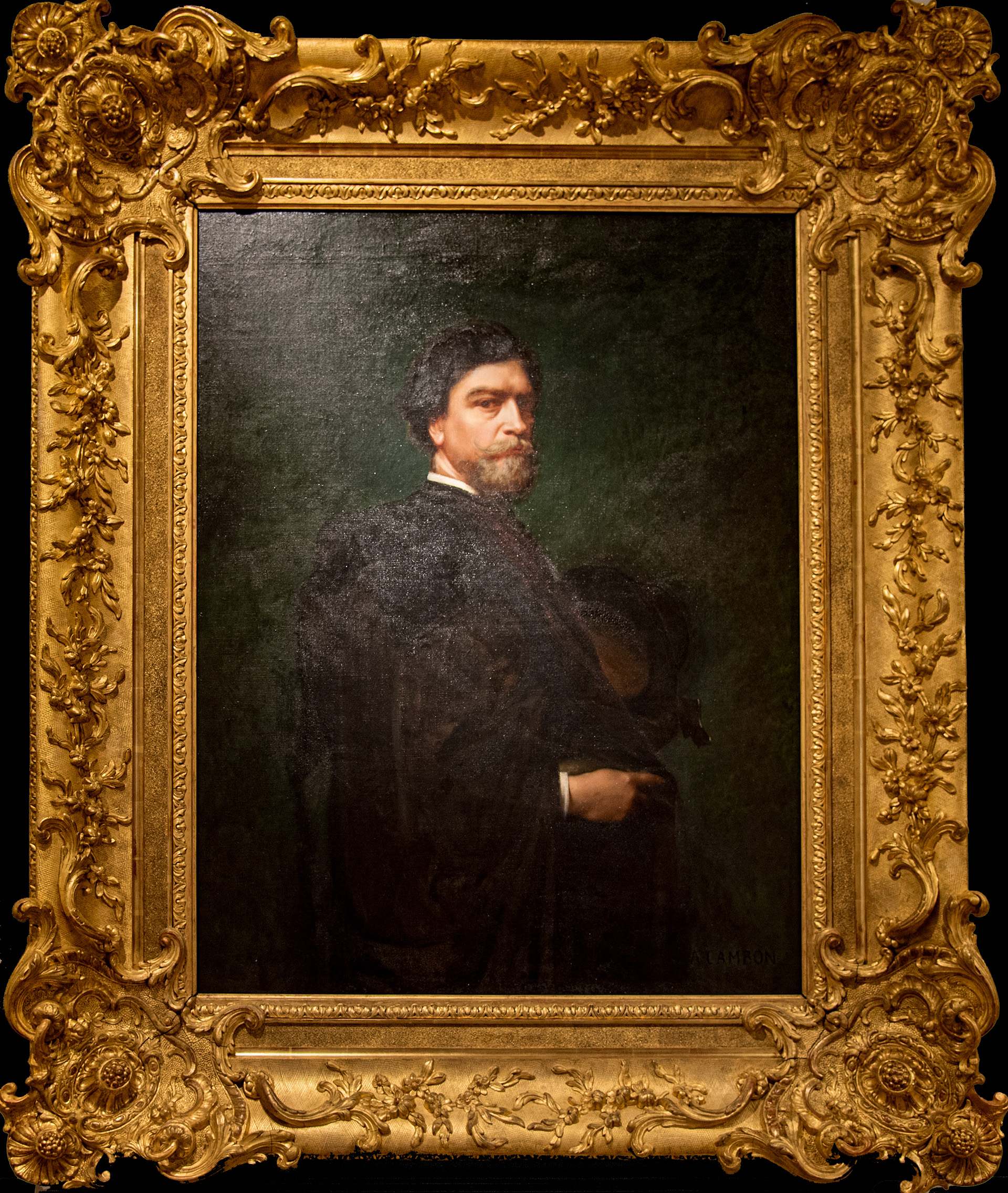 Armand CAMBON ( Montauban, 1819 - 1885) - Portrait de l'artiste, vers 1867
