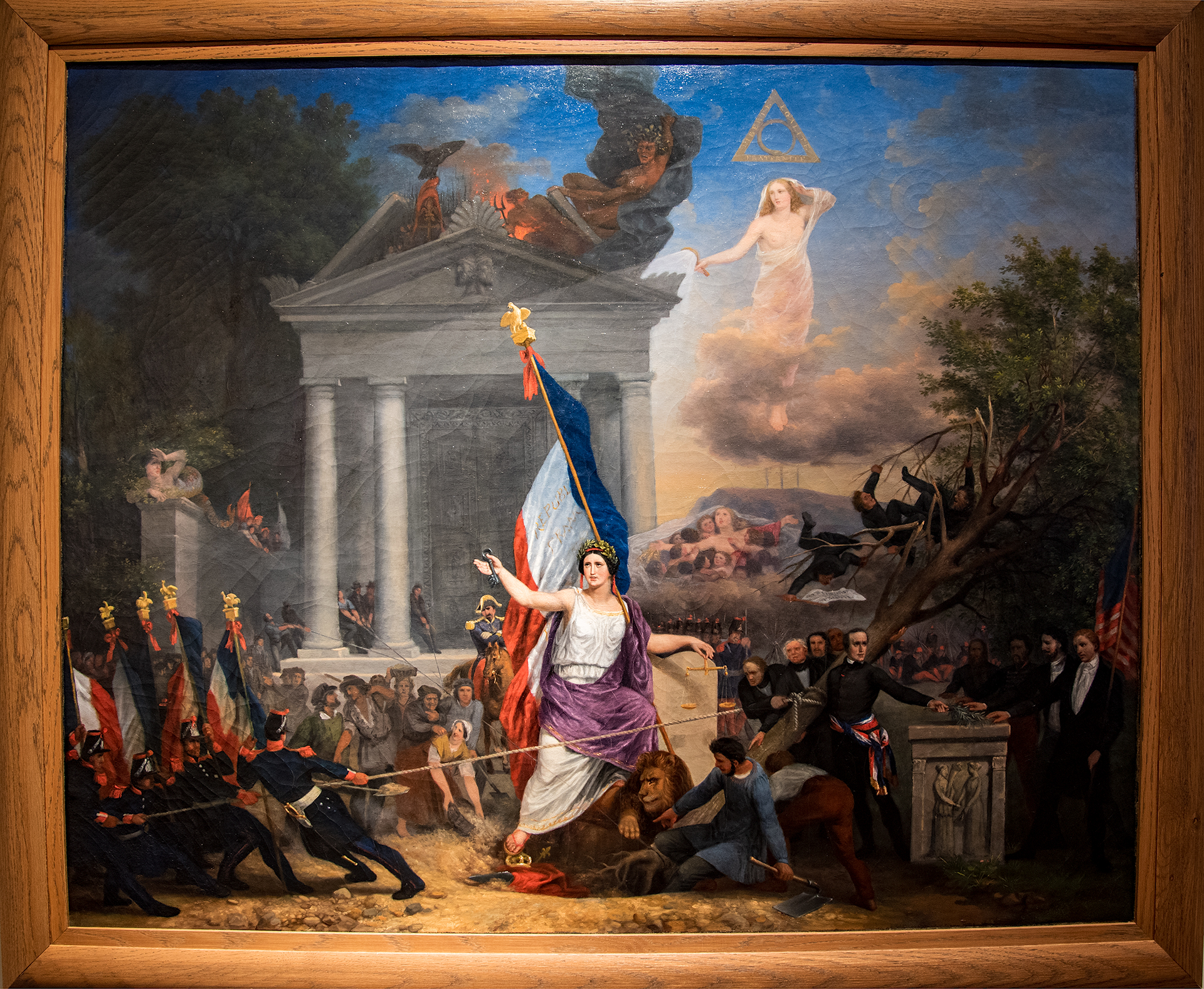 Prosper DEBIA (Montauban, 1791 - La Salvetat-Belmontet, 1876) - L'arbre de la Liberté, avant 1876 - 