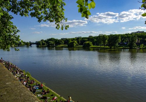 Les Bords de la Garonne en Eté