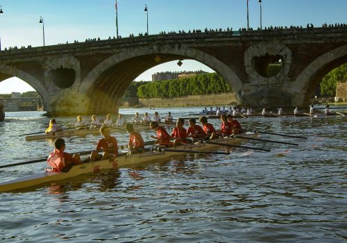 Un tour d'Aviron - La garonne