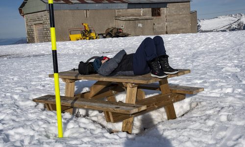 Station de Super Bagnères
Une pause sur le centier des Cretes